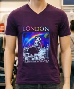 London The Shaheem World Tour Coldplay Wembley Shirt