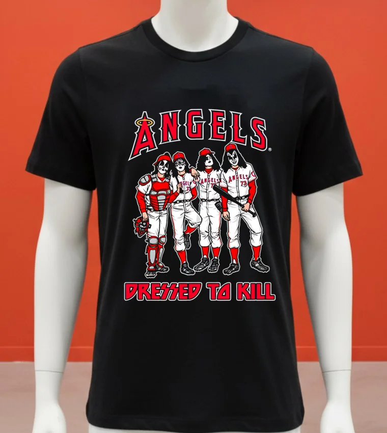 Los Angeles Angels Dressed To Kill Shirt - balck-shirt Los Angeles Angels Dressed To Kill Shirt Balck Shirt