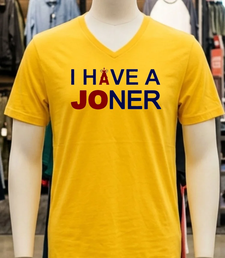 Los Angeles Angels I Have A Joner Shirt - yellow-t-shirt Los Angeles Angels I Have A Joner Shirt Yellow T Shirt