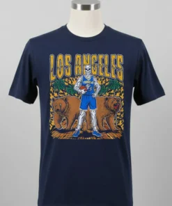 Los Angeles Bears Basketball Skeleton Shirt