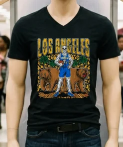 Los Angeles Bears Basketball Skeleton Shirt