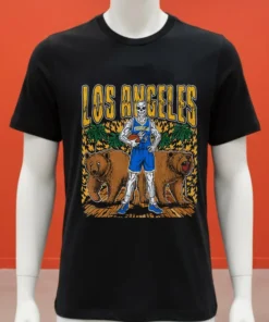 Los Angeles Bears Basketball Skeleton Shirt