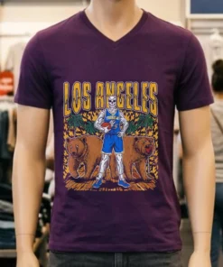 Los Angeles Bears Basketball Skeleton Shirt
