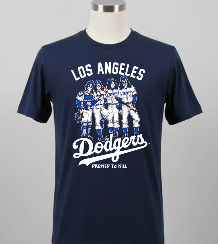 Los Angeles Dodgers Dressed To Kill Shirt - balck-shirt Los Angeles Dodgers Dressed To Kill Shirt Balck Shirt 1