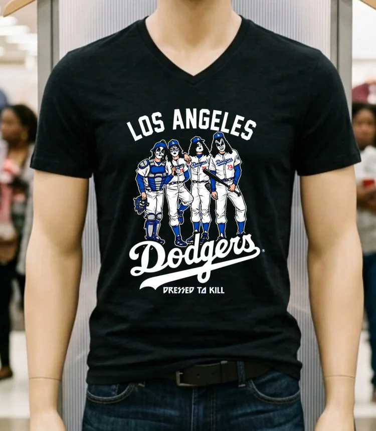 Los Angeles Dodgers Dressed To Kill Shirt - balck-shirt Los Angeles Dodgers Dressed To Kill Shirt Balck Shirt 2