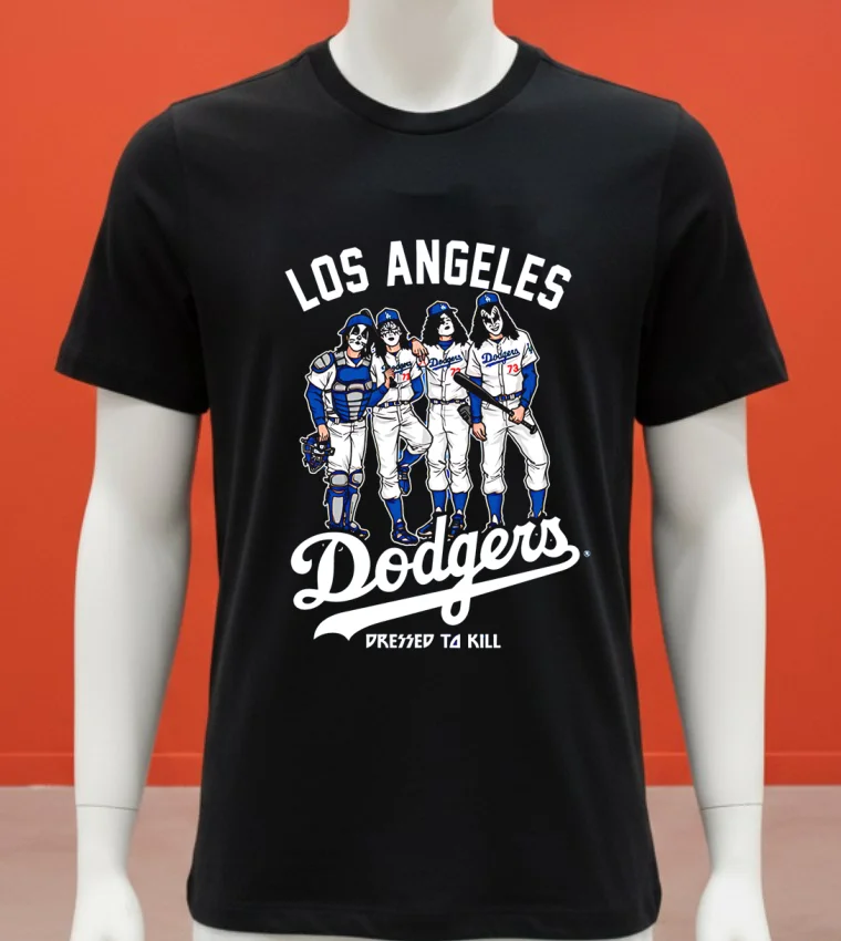 Los Angeles Dodgers Dressed To Kill Shirt - balck-shirt Los Angeles Dodgers Dressed To Kill Shirt Balck Shirt