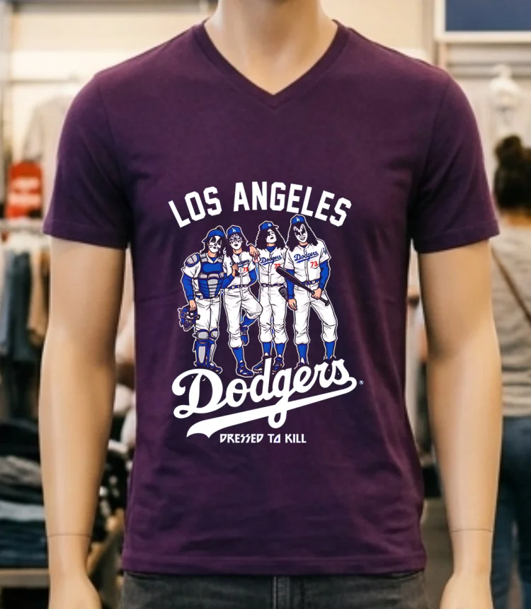 Los Angeles Dodgers Dressed To Kill Shirt Purple Shirt
