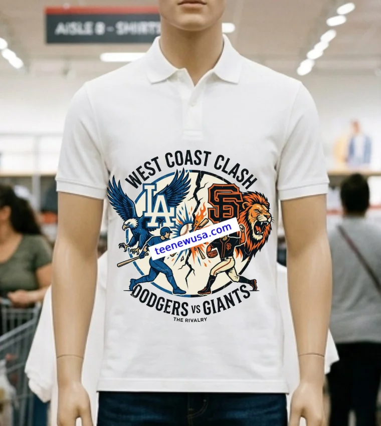 Los Angeles Dodgers Vs San Francisco Giants Mlb All Star Sport T Shirt - white-t-shirt Los Angeles Dodgers Vs San Francisco Giants Mlb All Star Sport T Shirt White T Shirt