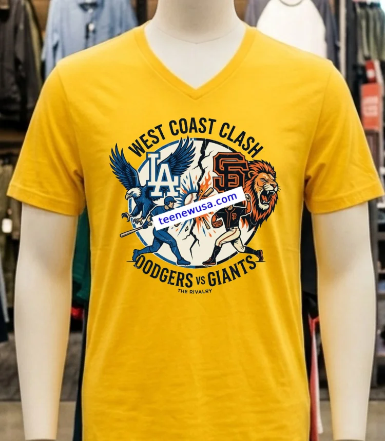 Los Angeles Dodgers Vs San Francisco Giants Mlb All Star Sport T Shirt - yellow-t-shirt Los Angeles Dodgers Vs San Francisco Giants Mlb All Star Sport T Shirt Yellow T Shirt 1