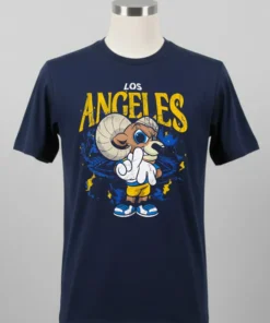 Los Angeles Rams Mascot Studium Cute Retro Shirt