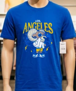 Los Angeles Rams Mascot Studium Cute Retro Shirt