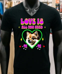 Love Is All You Need Pomeranian Dog Shirt