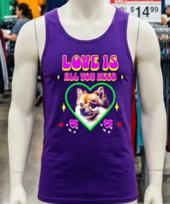 Love Is All You Need Pomeranian Dog Shirt