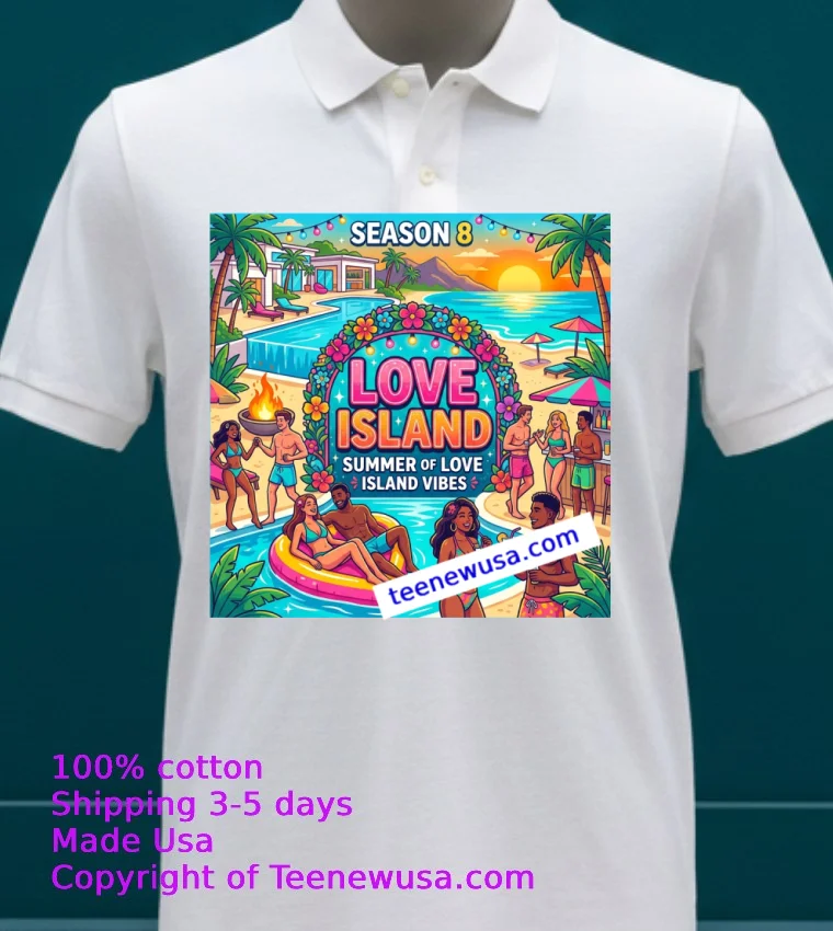 'Love Island' Season 8 T Shirt - white-t-shirt 23 Love Island Season 8 T Shirt White T Shirt 23