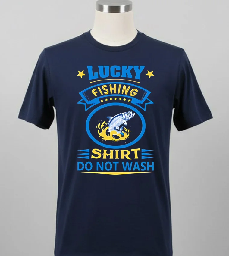 Lucky Fishing Shirt Do Not Wash Shirt - balck-shirt Lucky Fishing Shirt Do Not Wash Shirt Balck Shirt 1