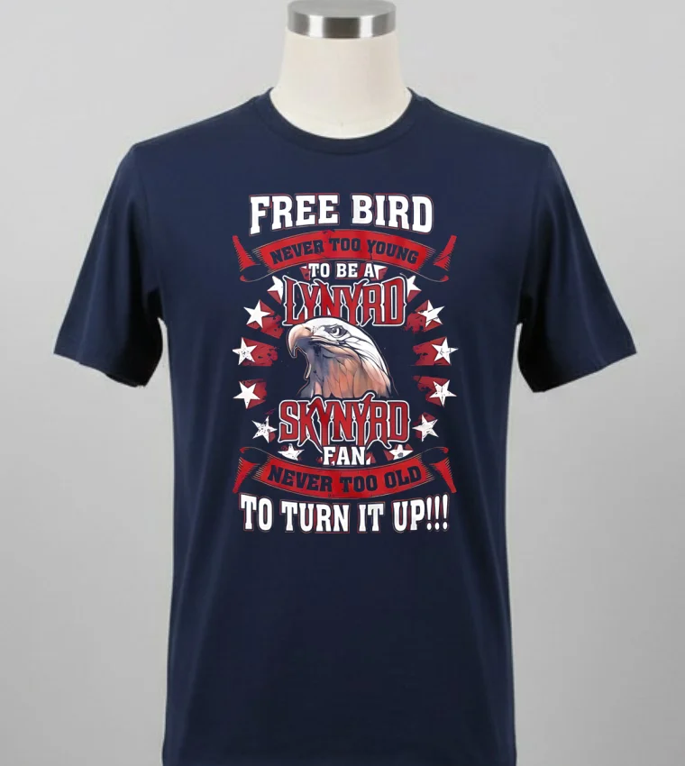 Lynyrd Skynyrd Free Bird To Turn It Up Shirt Balck Shirt 1