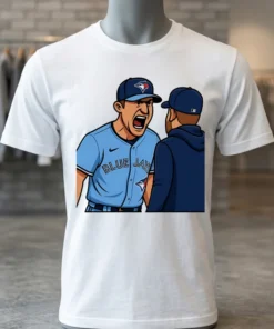 Mad Max Scherzer Yelling At John Schneider Caricature Shirt