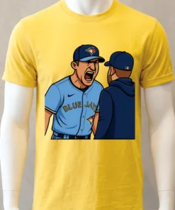 Mad Max Scherzer Yelling At John Schneider Caricature Shirt