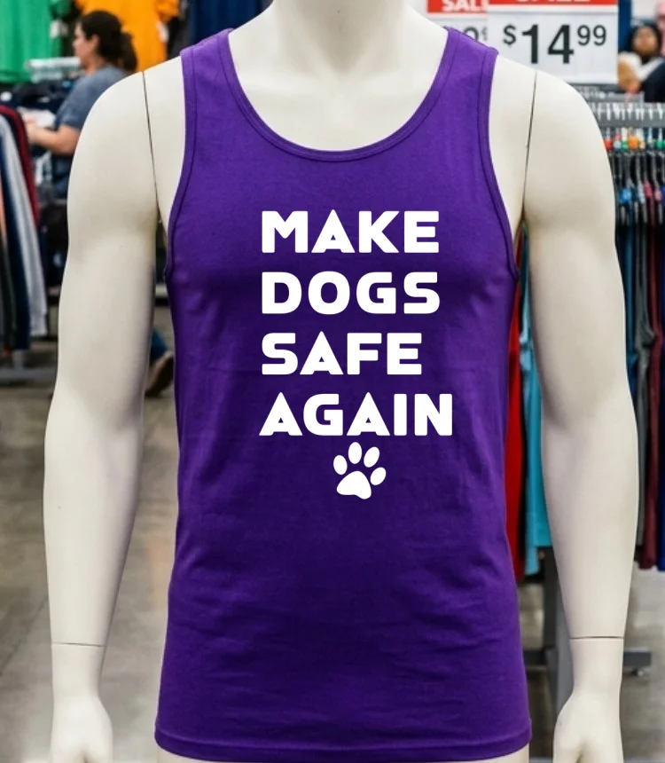 Make Dogs Safe Again Shirt - purple-shirt Make Dogs Safe Again Shirt Purple Shirt