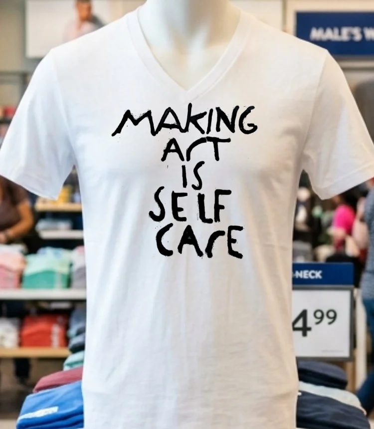 Making Act Self Case Shirt - white-t-shirt Making Act Self Case Shirt White T Shirt 1