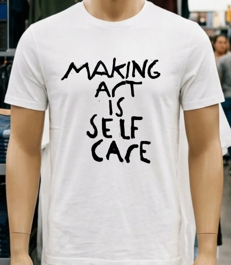 Making Act Self Case Shirt - white-t-shirt Making Act Self Case Shirt White T Shirt 2