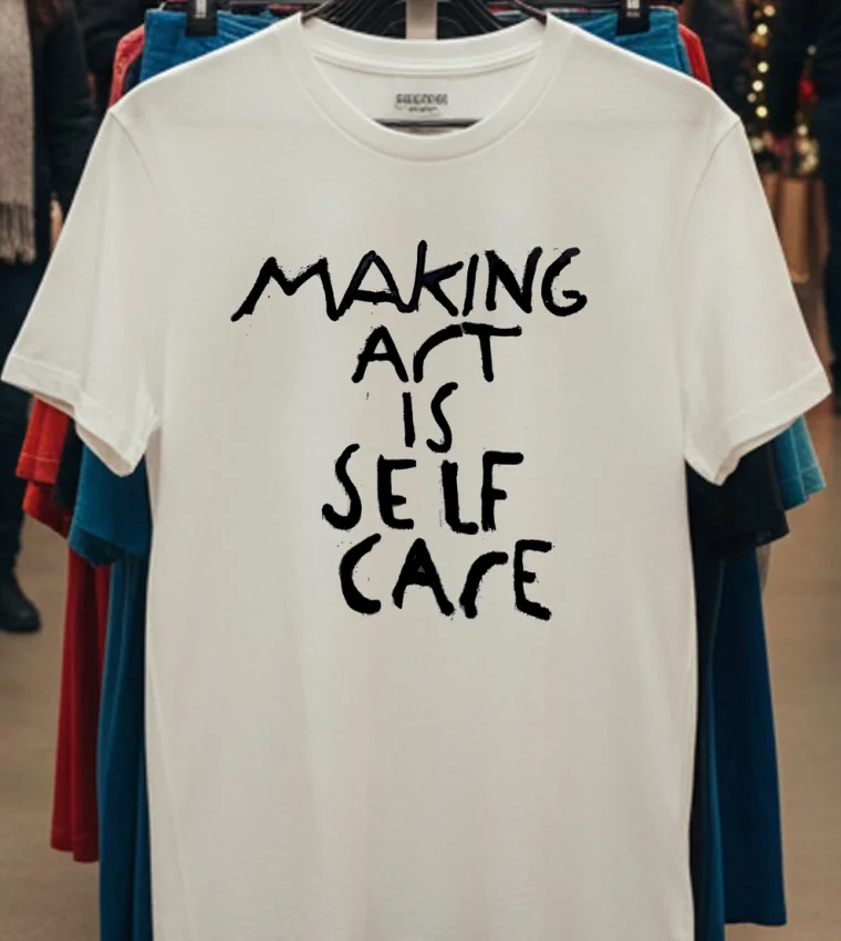 Making Act Self Case Shirt - white-t-shirt Making Act Self Case Shirt White T Shirt