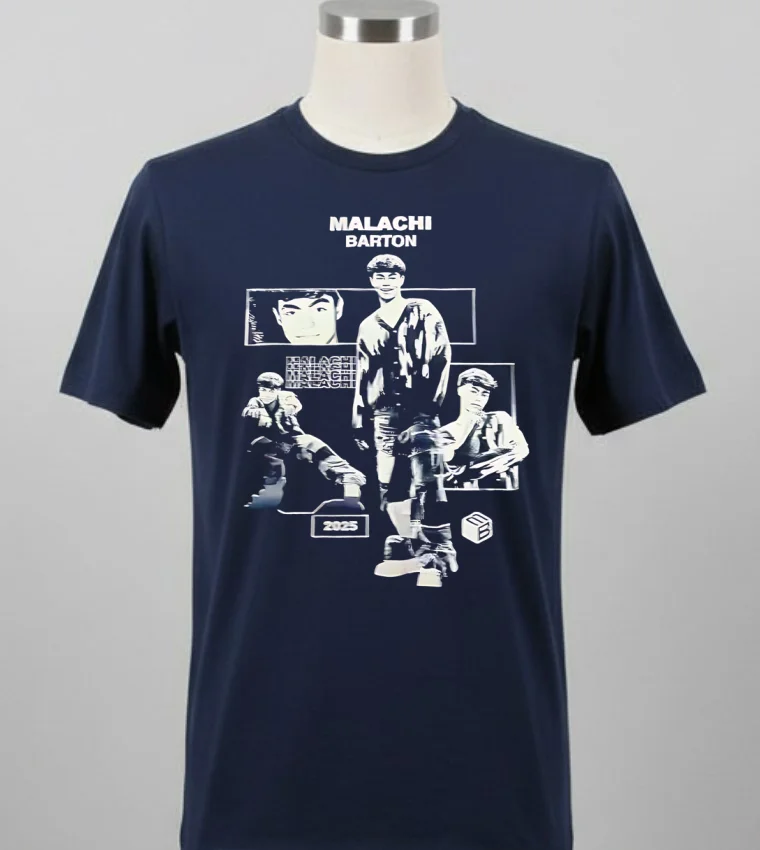 Malachi Barton 2025 Classic Vintage Shirt Balck Shirt