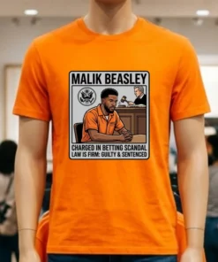 Malik Beasley Charged In Gambling Scandal T Shirt