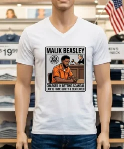 Malik Beasley Charged In Gambling Scandal T Shirt