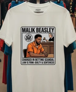 Malik Beasley Charged In Gambling Scandal T Shirt