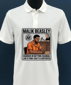 Malik Beasley Charged In Gambling Scandal T Shirt