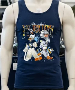 Marc Andre Fleury Black Pittsburgh Penguins Graphic Retro Shirt