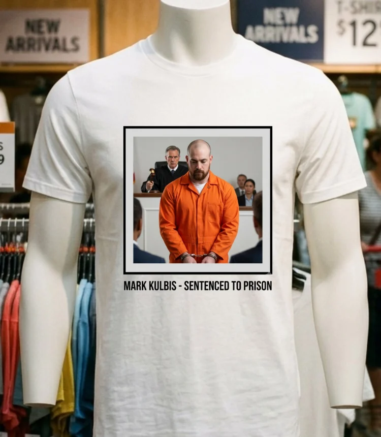 Mark Kulbis Was Prosecuted In Court And Sentenced To Prison T Shirt White T Shirt 3