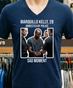 Marquillo Kelly, 28, Was Arrested By Police T Shirt
