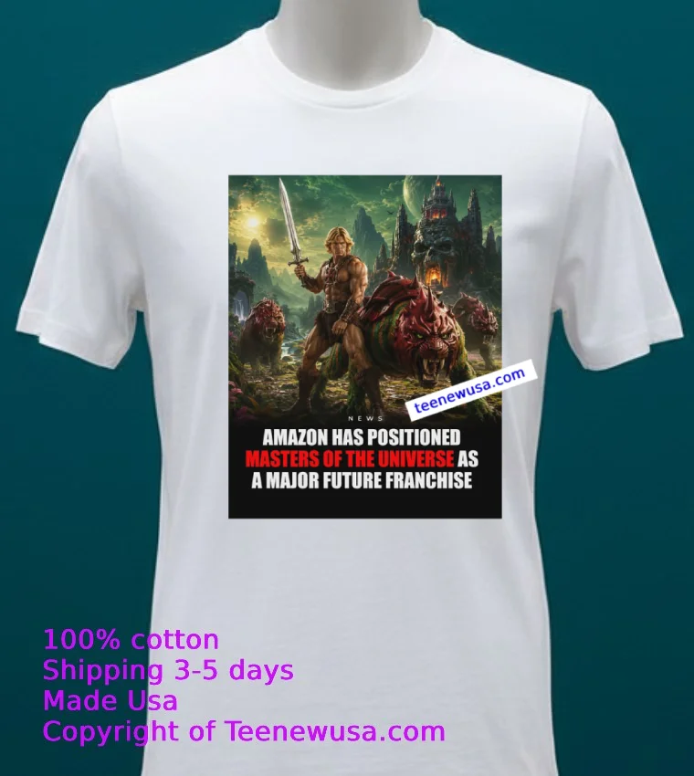 Masters Of The Universe T Shirt White T Shirt 20