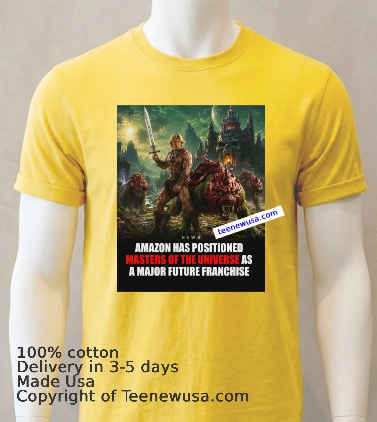 Masters Of The Universe T Shirt - yellow-t-shirt Masters Of The Universe T Shirt Yellow T Shirt
