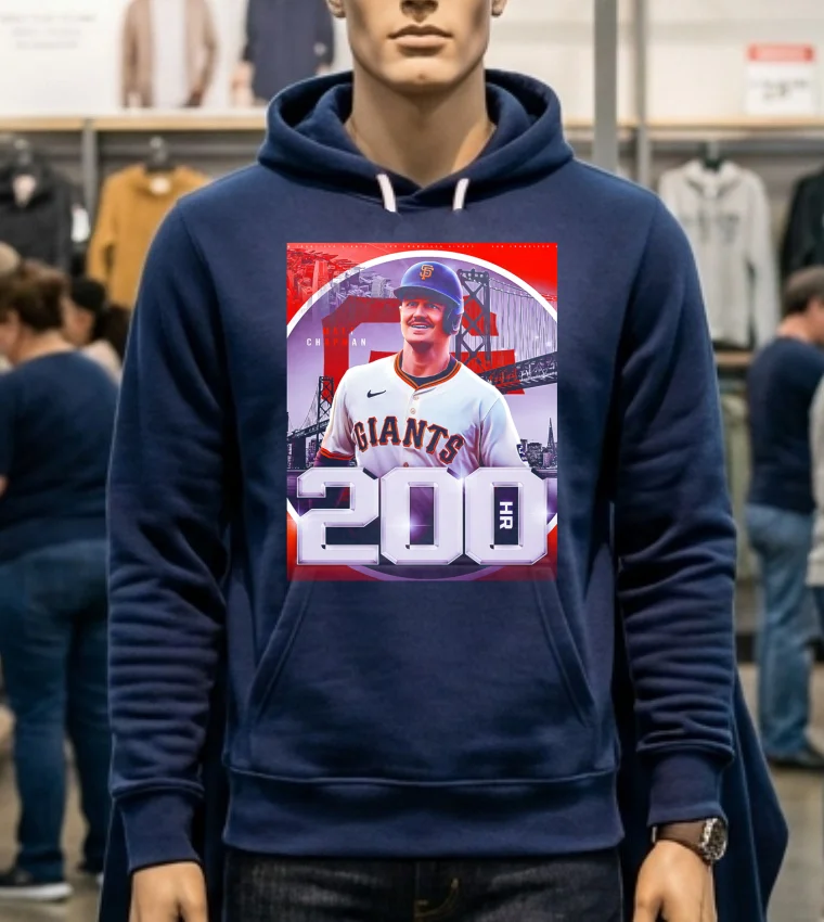 Matt Chapman San Francisco Giants 200 Hr Shirt Navy Shirt