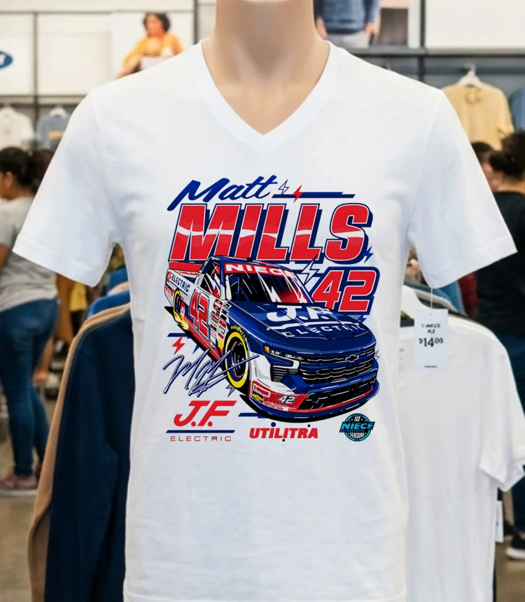 Matt Mills 2025 J.f. Electric Utilitra Graphic Shirt - white-t-shirt Matt Mills 2025 Jf Electric Utilitra Graphic Shirt White T Shirt 4