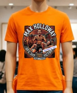 Max Holloway Tkos Conor Mcgregor Ufc 329 T Shirt