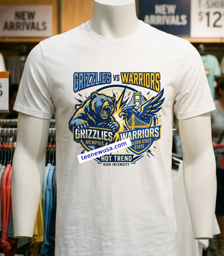 Memphis Grizzlies Vs Golden State Warriors Nba Summer League Sport T Shirt - white-t-shirt Memphis Grizzlies Vs Golden State Warriors Nba Summer League Sport T Shirt White T Shirt 4