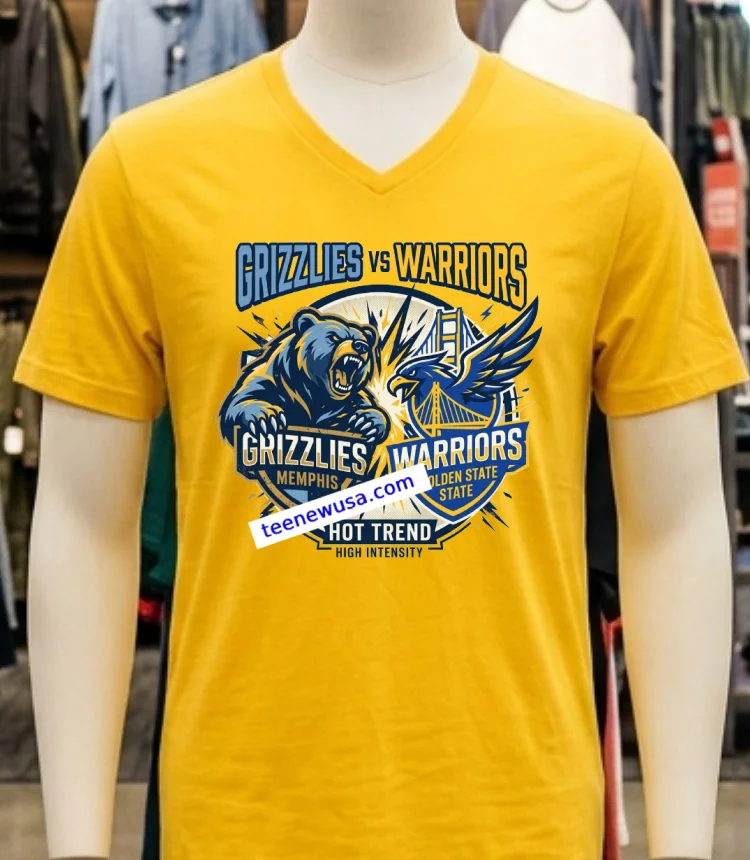 Memphis Grizzlies Vs Golden State Warriors Nba Summer League Sport T Shirt - yellow-t-shirt Memphis Grizzlies Vs Golden State Warriors Nba Summer League Sport T Shirt Yellow T Shirt 1