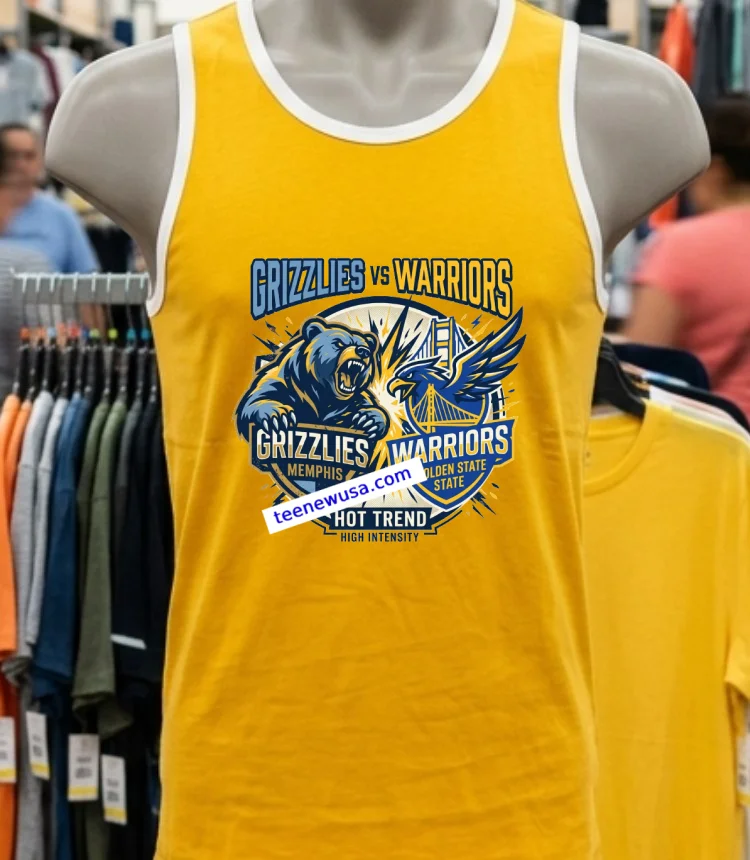 Memphis Grizzlies Vs Golden State Warriors Nba Summer League Sport T Shirt - yellow-t-shirt Memphis Grizzlies Vs Golden State Warriors Nba Summer League Sport T Shirt Yellow T Shirt