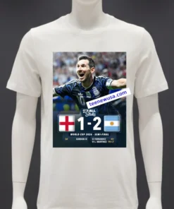 Messi Shines As Argentina Fight Back To Beat England 2 1T Shirt