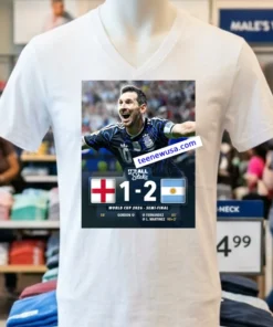 Messi Shines As Argentina Fight Back To Beat England 2 1T Shirt