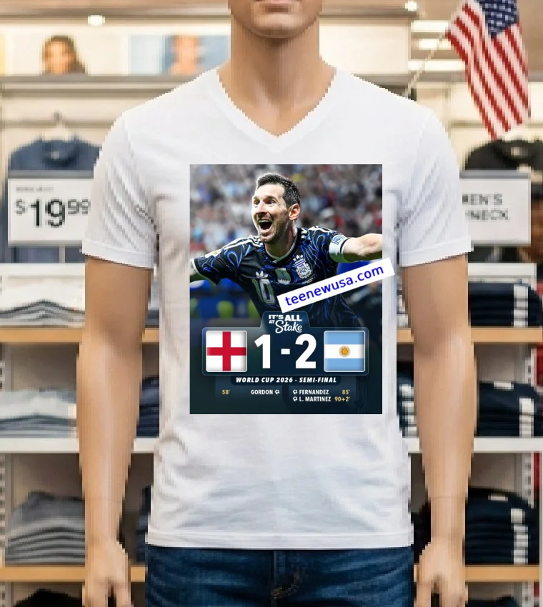 Messi Shines As Argentina Fight Back To Beat England 2 1T Shirt - white-t-shirt Messi Shines As Argentina Fight Back To Beat England 2 1t Shirt White T Shirt
