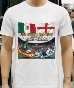 Mexico Vs England In The Round Of 16 Of The 2026 World Cup T Shirt