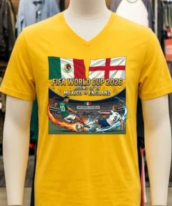 Mexico Vs England In The Round Of 16 Of The 2026 World Cup T Shirt