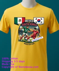 Mexico Vs South Korea World Cup 2026 T Shirt