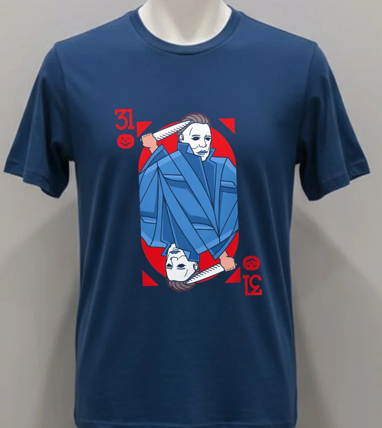 Michael 31 Horror Halloween Shirt - navy-shirt Michael 31 Horror Halloween Shirt Navy Shirt 1