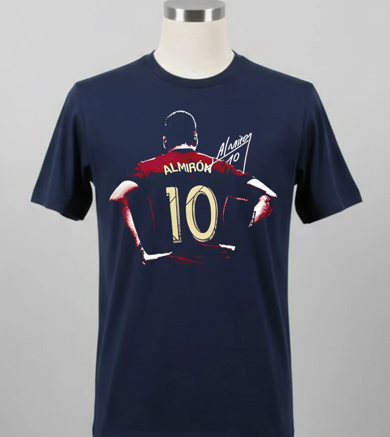 Miguel Almiron Atlanta United Bitmap Number 10 Shirt Balck Shirt